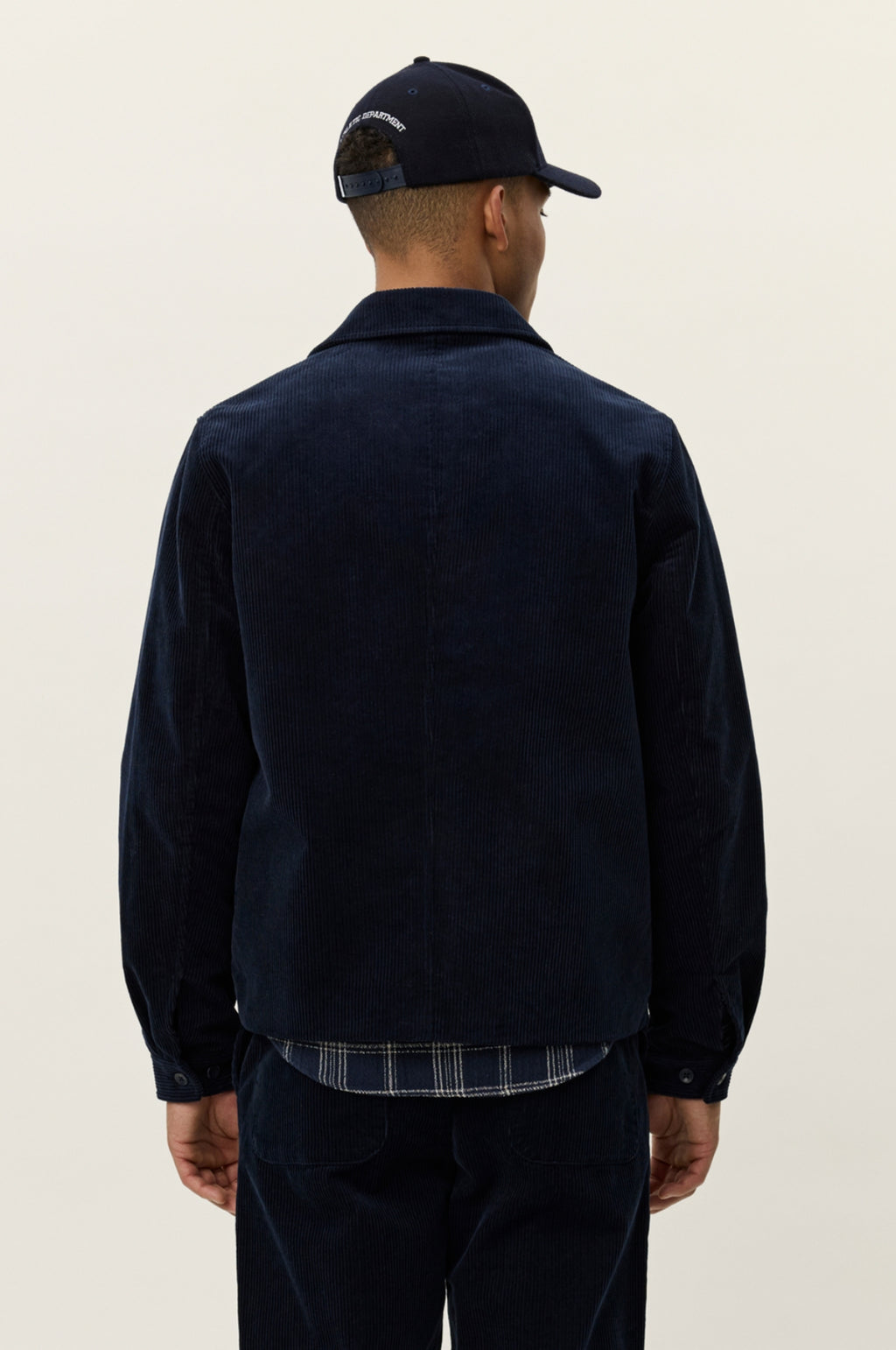 Marchall Corduroy Coach Jacket Dark Navy