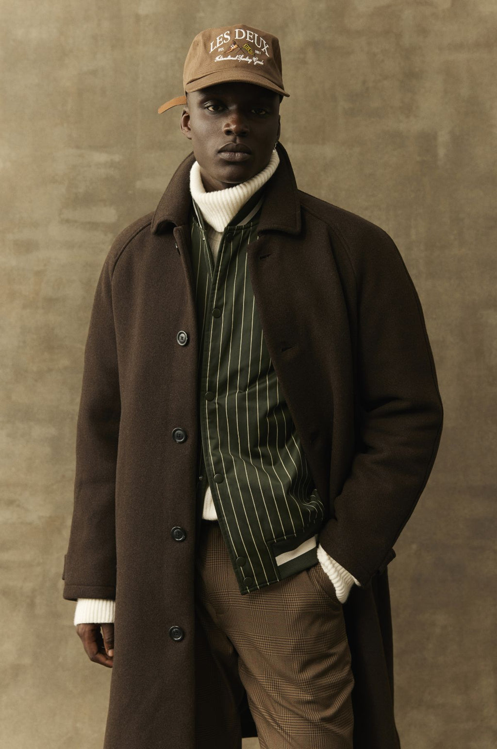 Michael Solid Wool Coat Delicioso