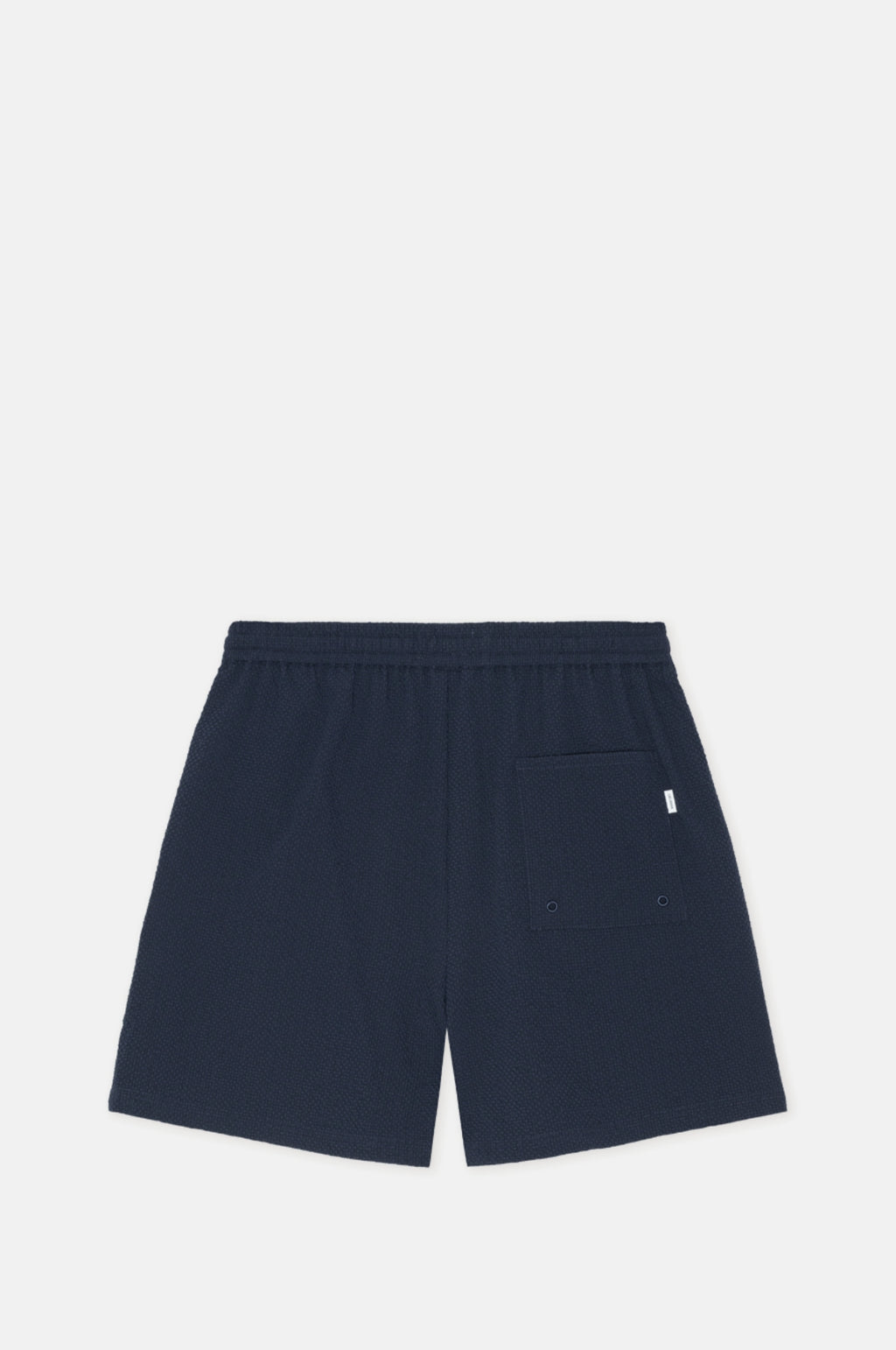 Stan Seersucker Swim Short Dark Navy
