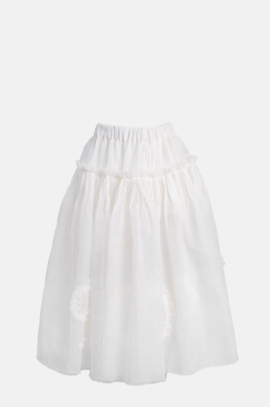 Les Vacances D'Irina Shell Skirt White.