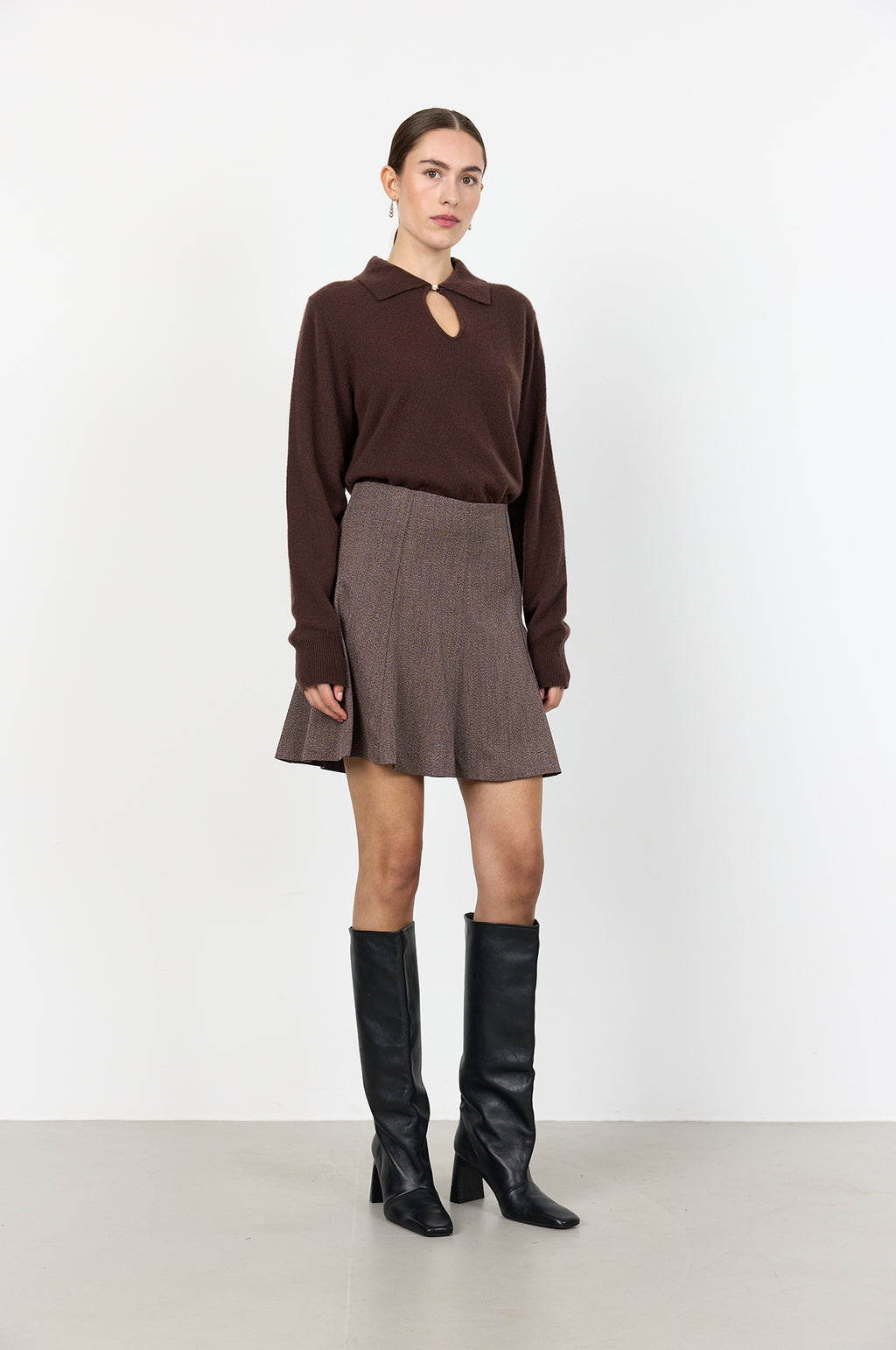 Eloise Pullover Hazelnut Mel