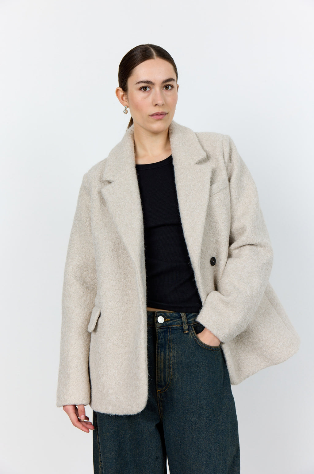 Kammy Blazer Silver Cloud Combi