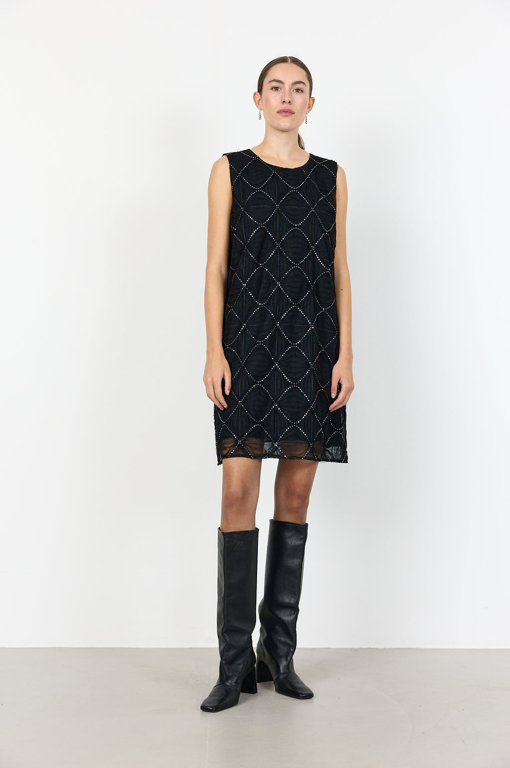 Opaya Dress Black Combi