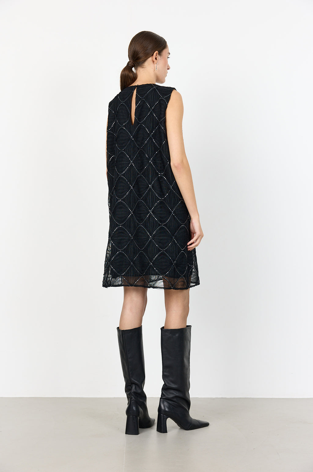 Opaya Dress Black Combi