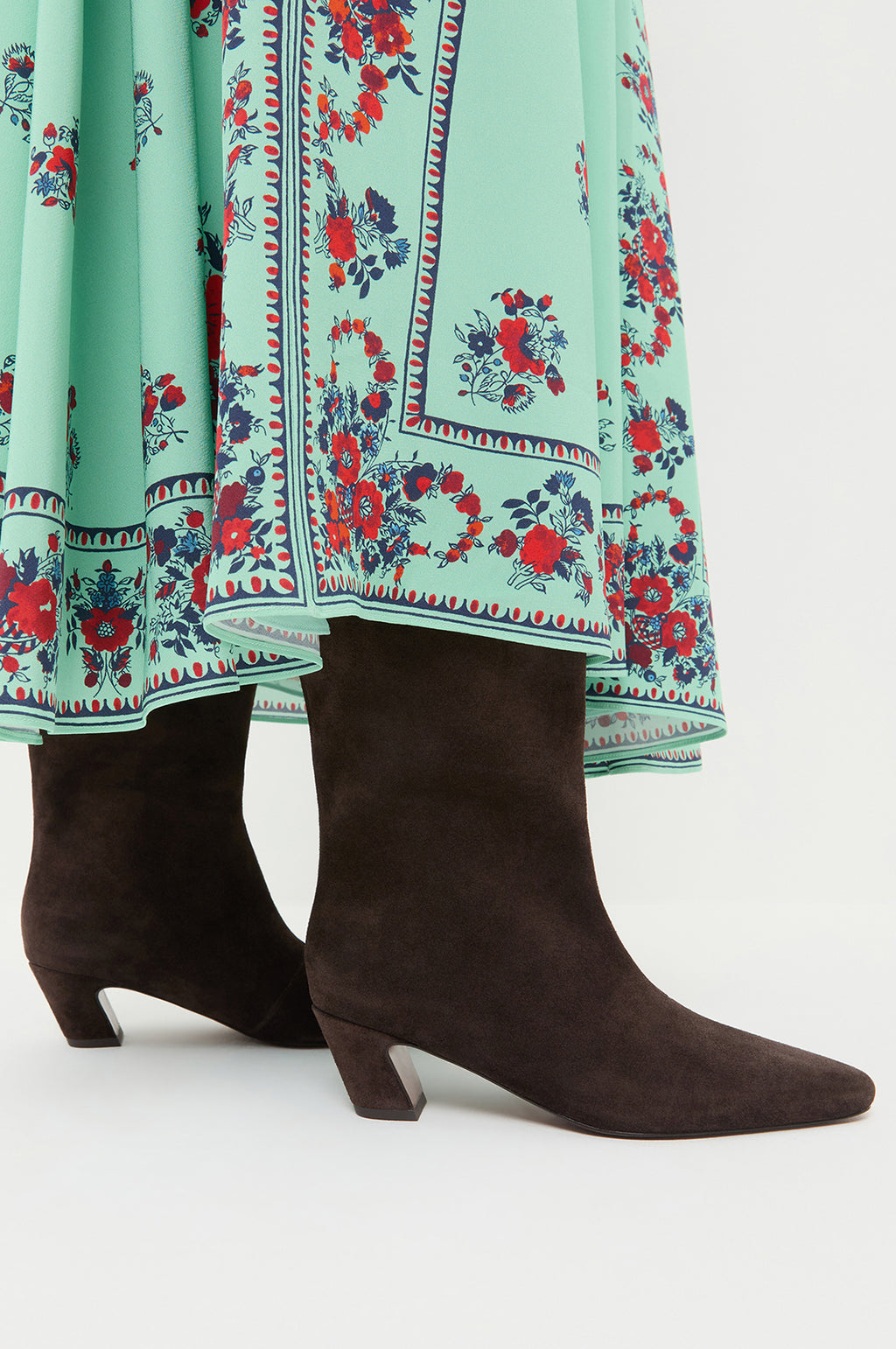 Cleo Kicked Heel Calf Boot Tmoro