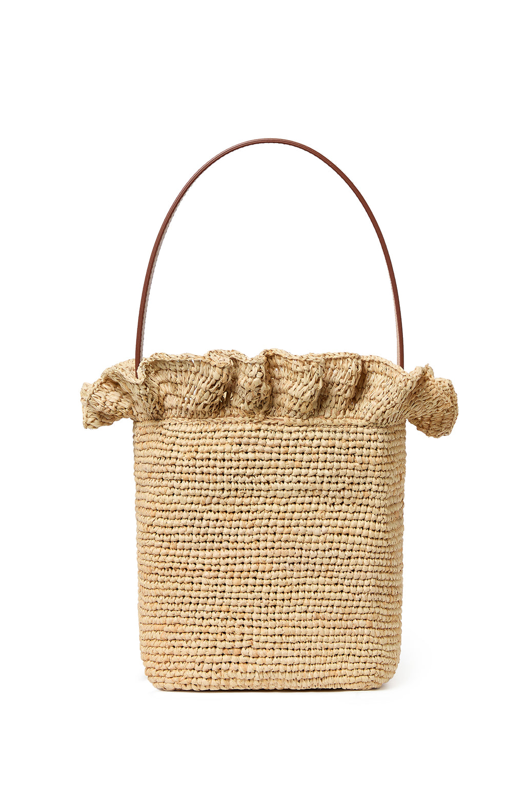 Laith Crochet Bag Top Handle Natural