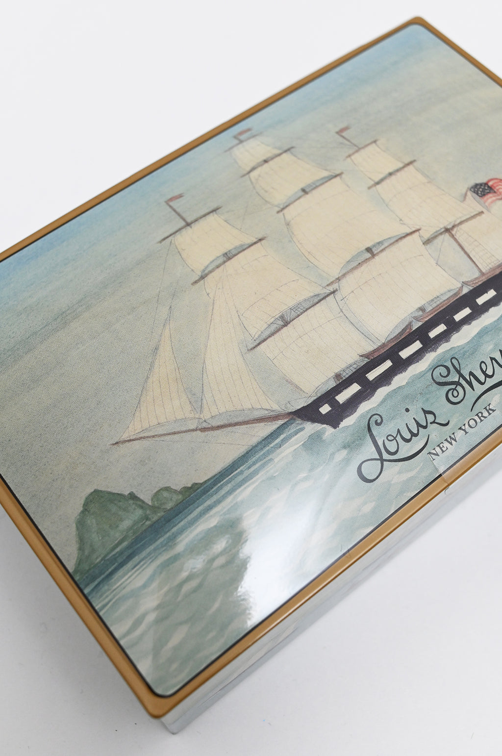 Mary Maguire Ship Monticello 12- Piece Tin