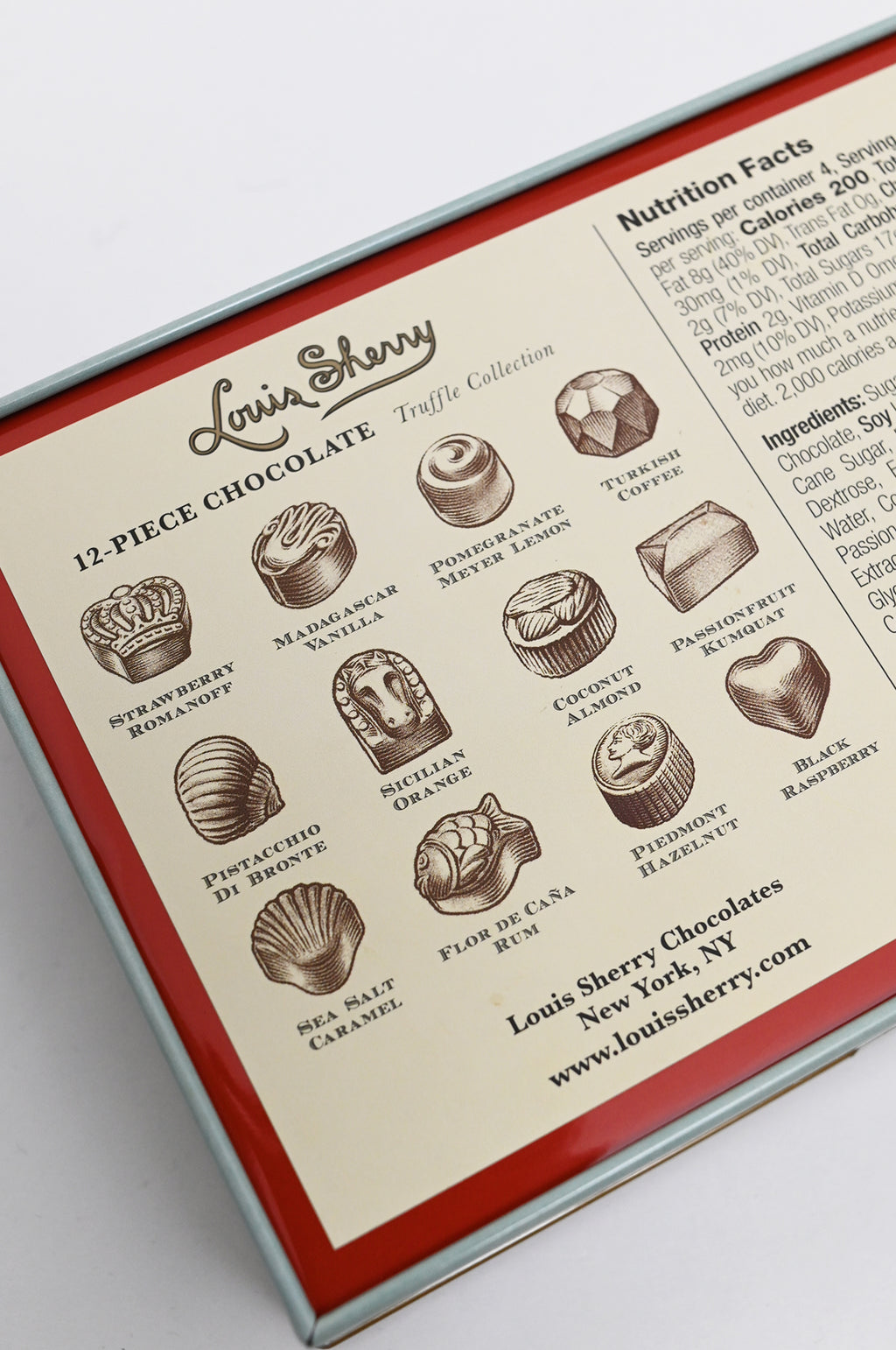 Mary Maguire Ship Monticello 12- Piece Tin