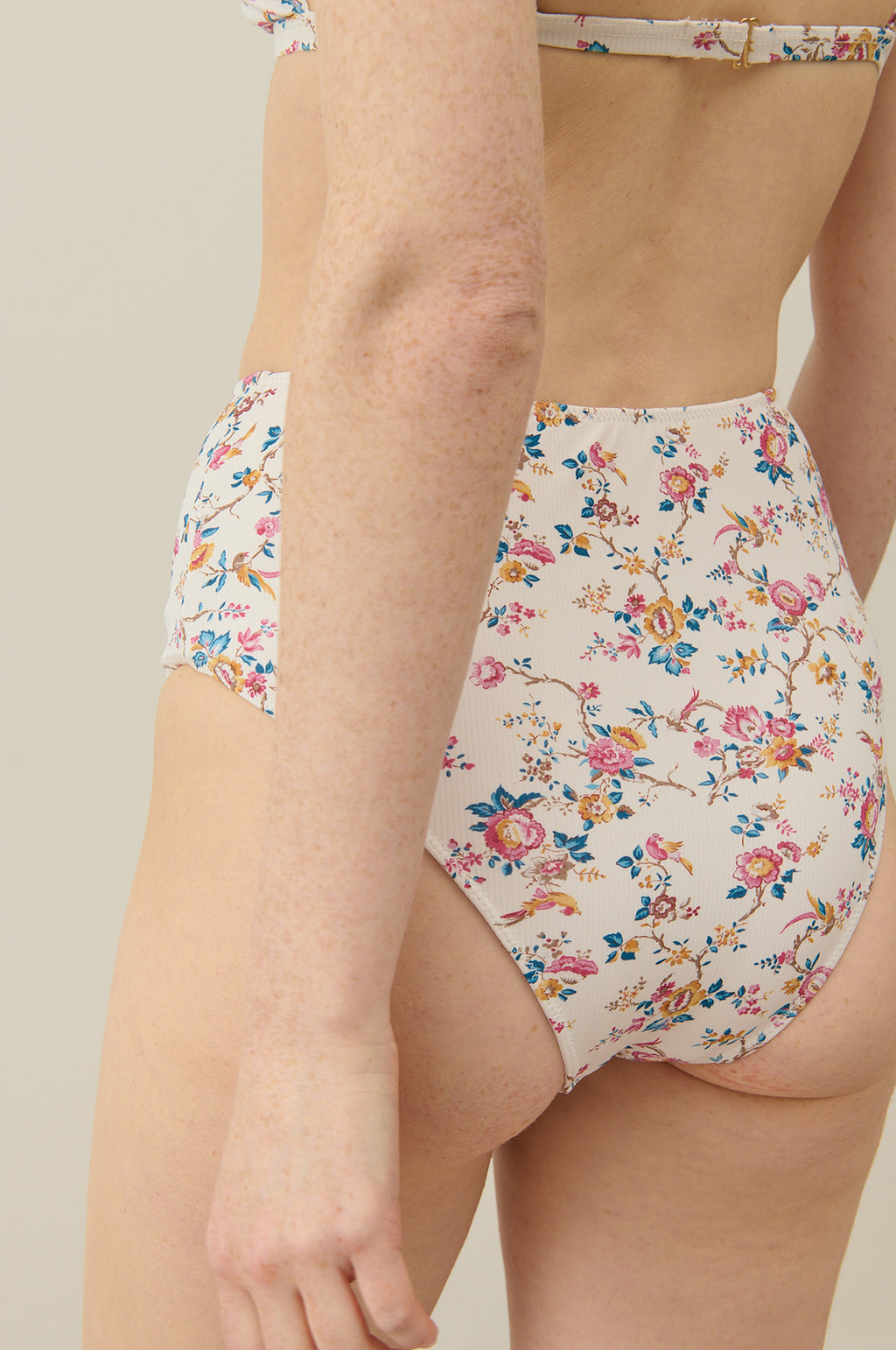 Vasalia Creeky Bikini Cream Retro Garden