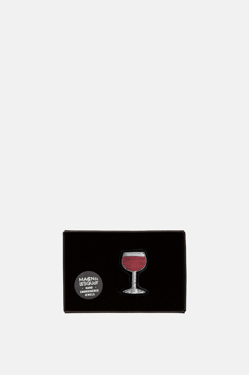 Glass of Red Wine Brooch