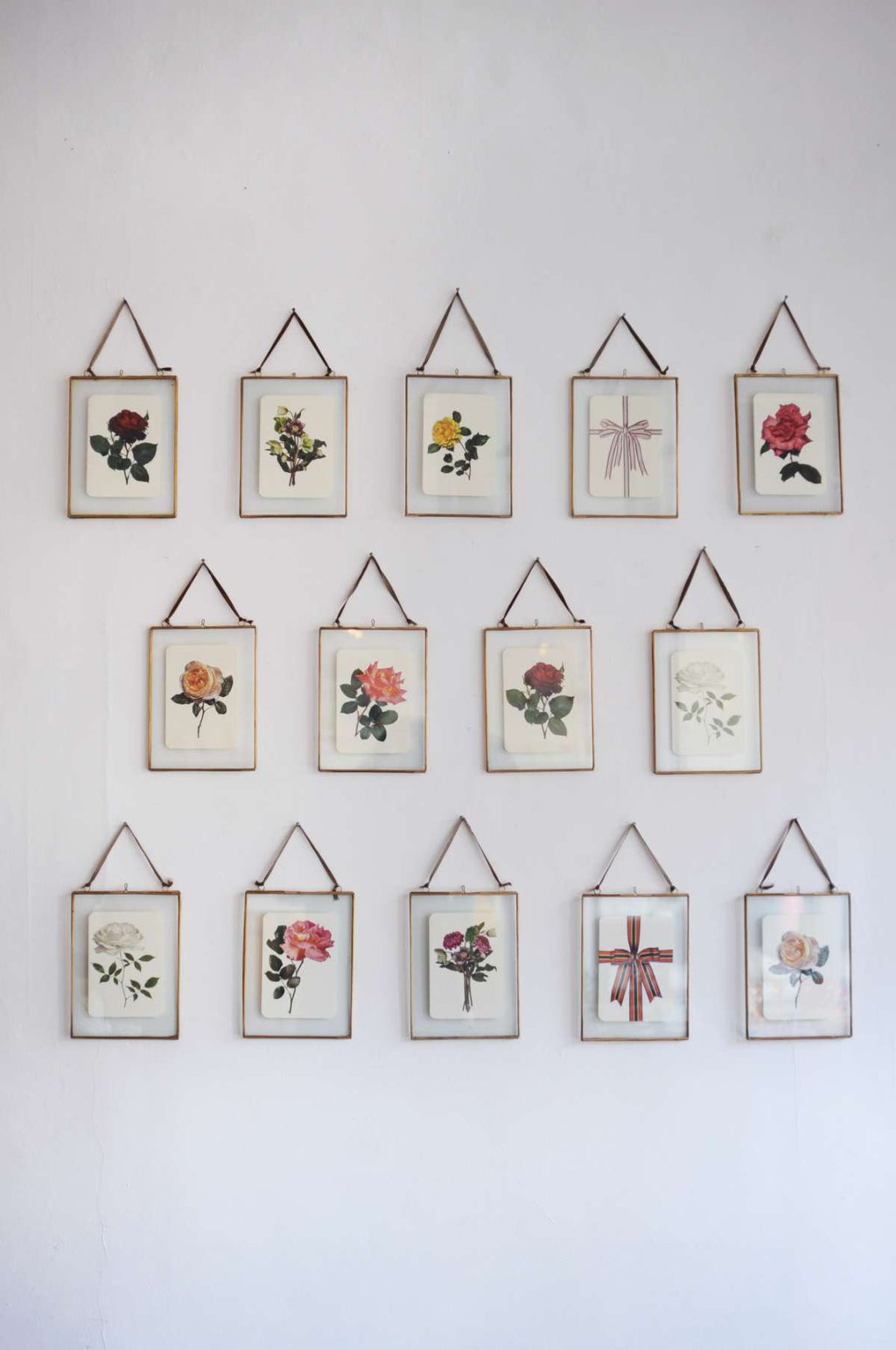 Pink & Yellow Rose Notecard