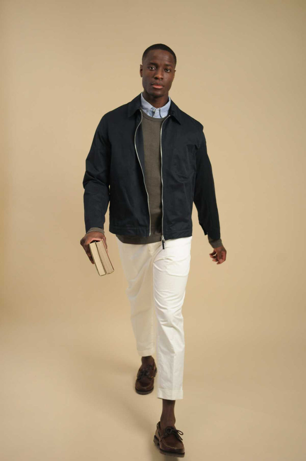 1 Pleat 80/3 Twill Pant White