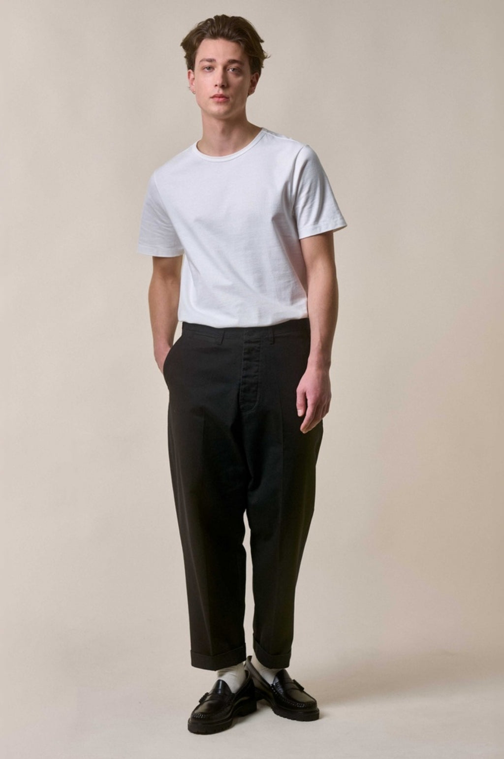 215 Loopwheel T-Shirt 8.6oz White