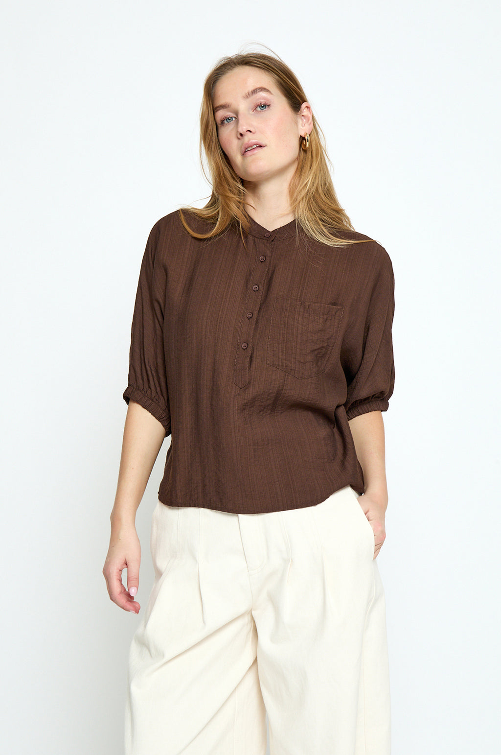 Barbara Blouse Chestnut