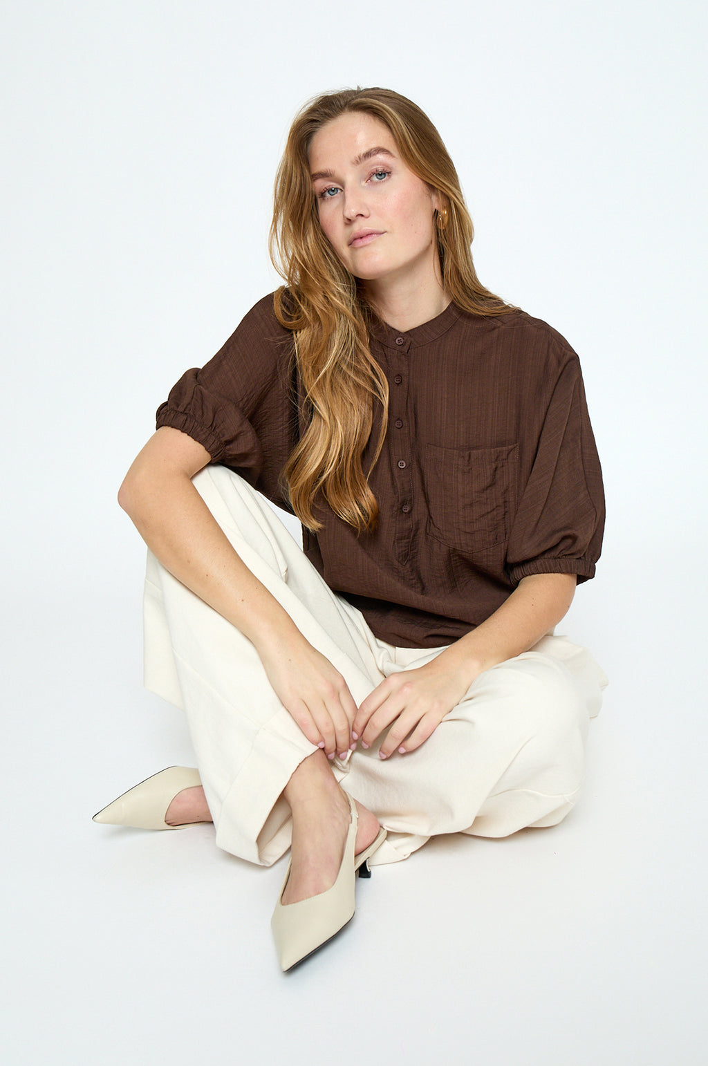 Barbara Blouse Chestnut