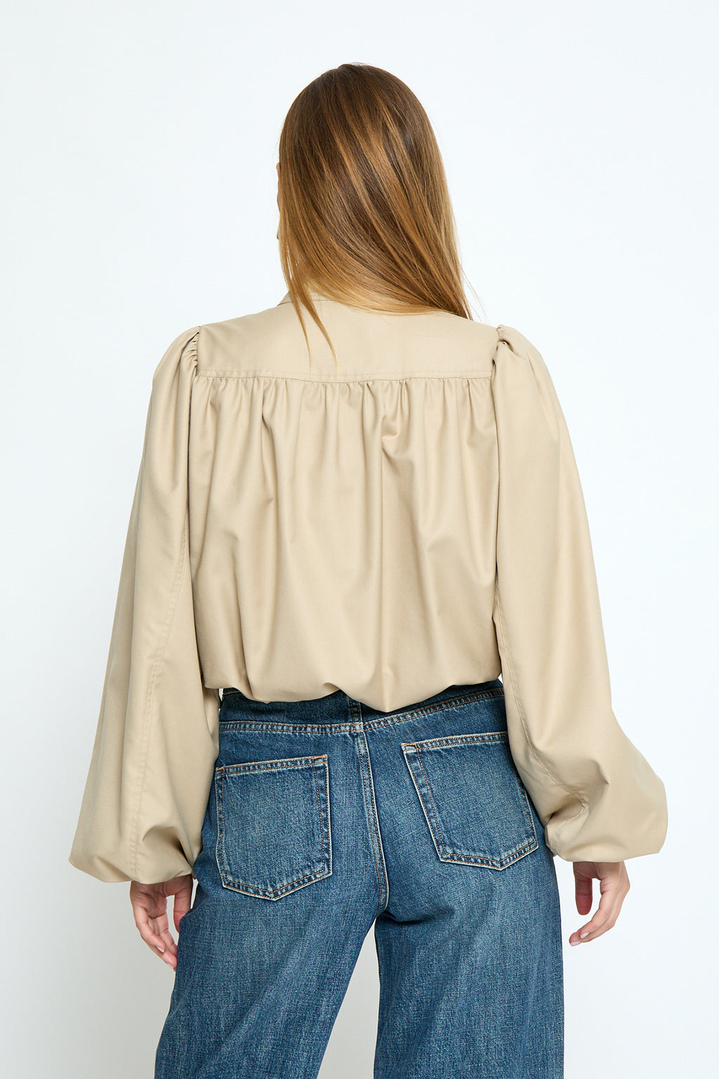 Cindy Short Jacket Sand Gray