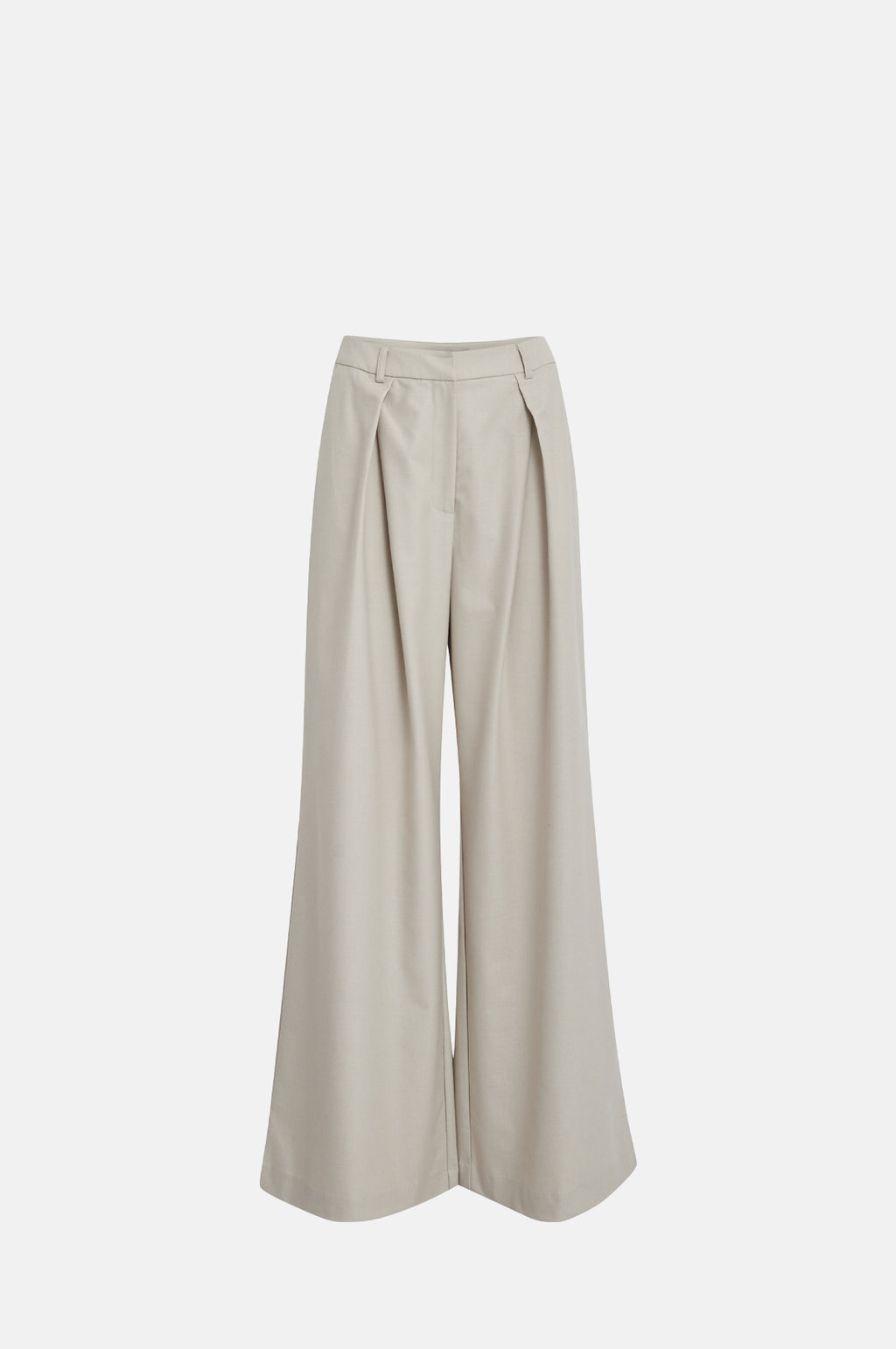 Minus Luka High Waist Wide Leg Pant Light Birch.