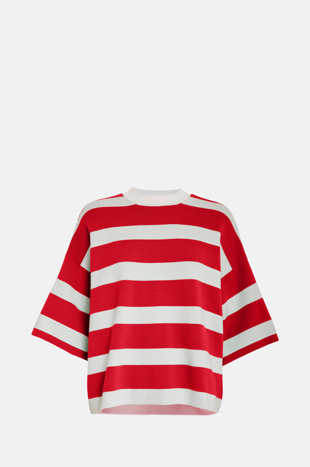 Minus Lupi Knit T-Shirt High Risk Red.