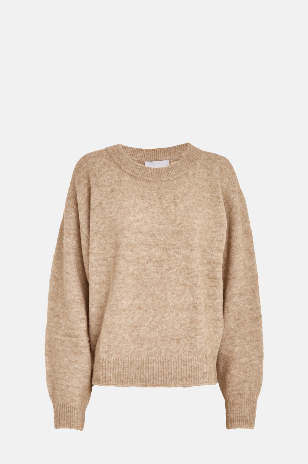 Minus Marina Knit Pullover Sand Gray Melange.