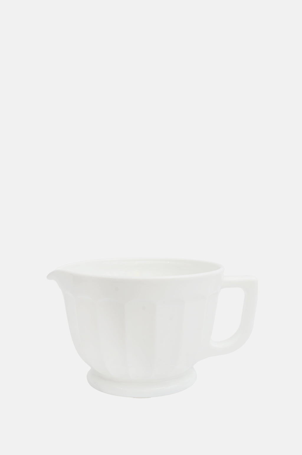 Mosser Glass Milk Panel Batter Bowl.