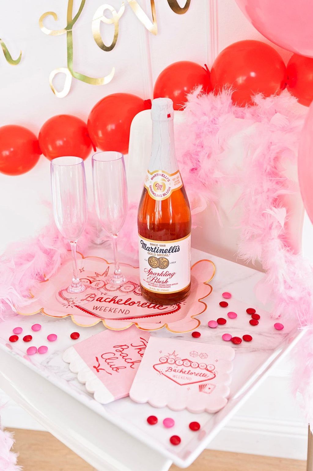 Bachelorette Scalloped Plate