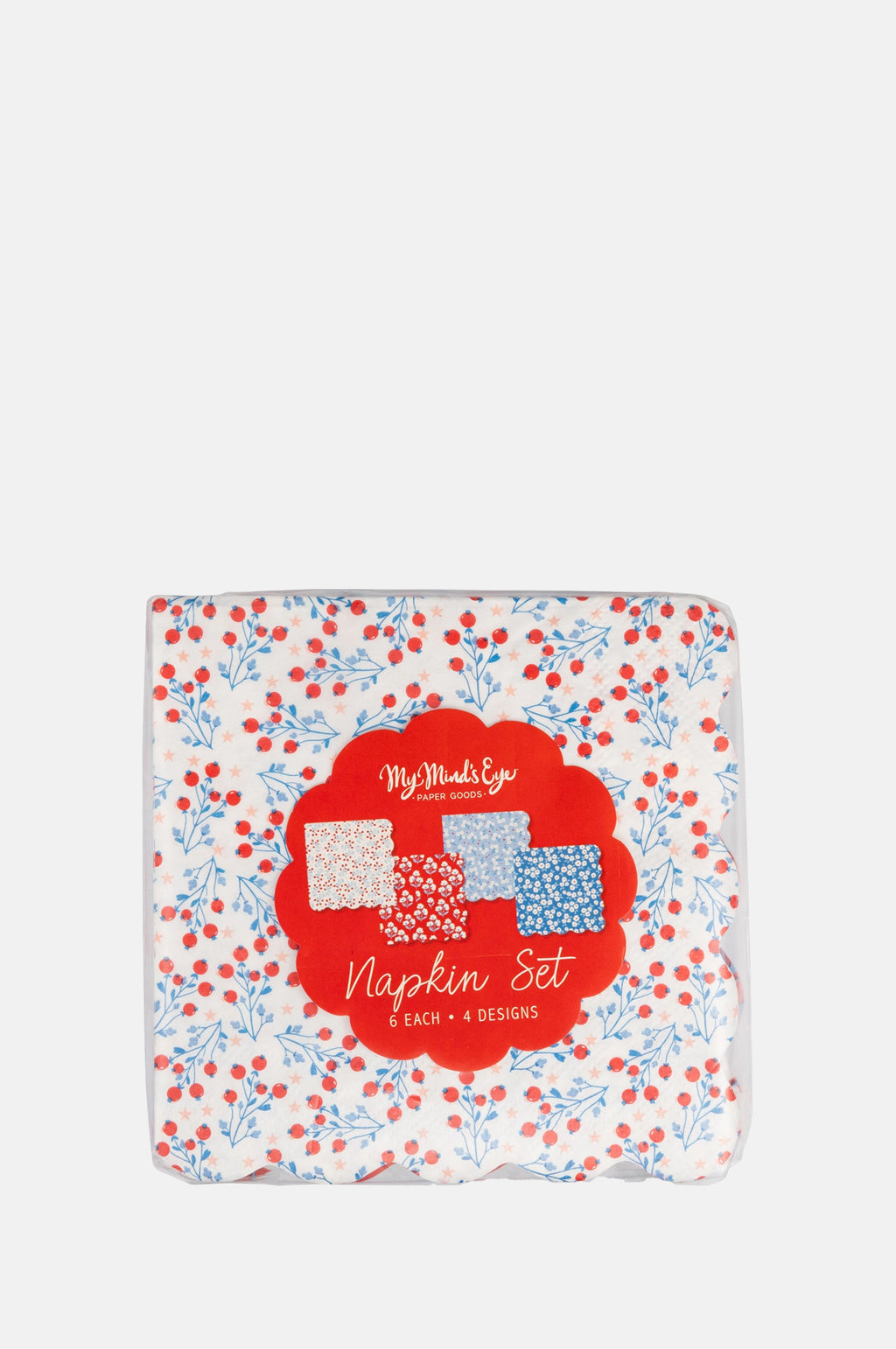 Floral Cocktail Napkin