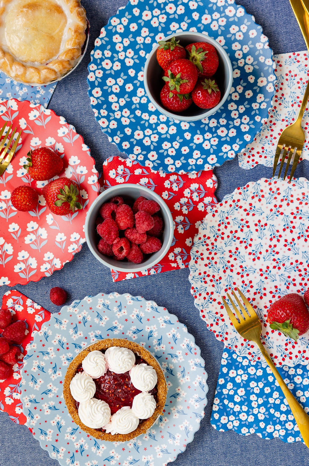 Floral Cocktail Napkin