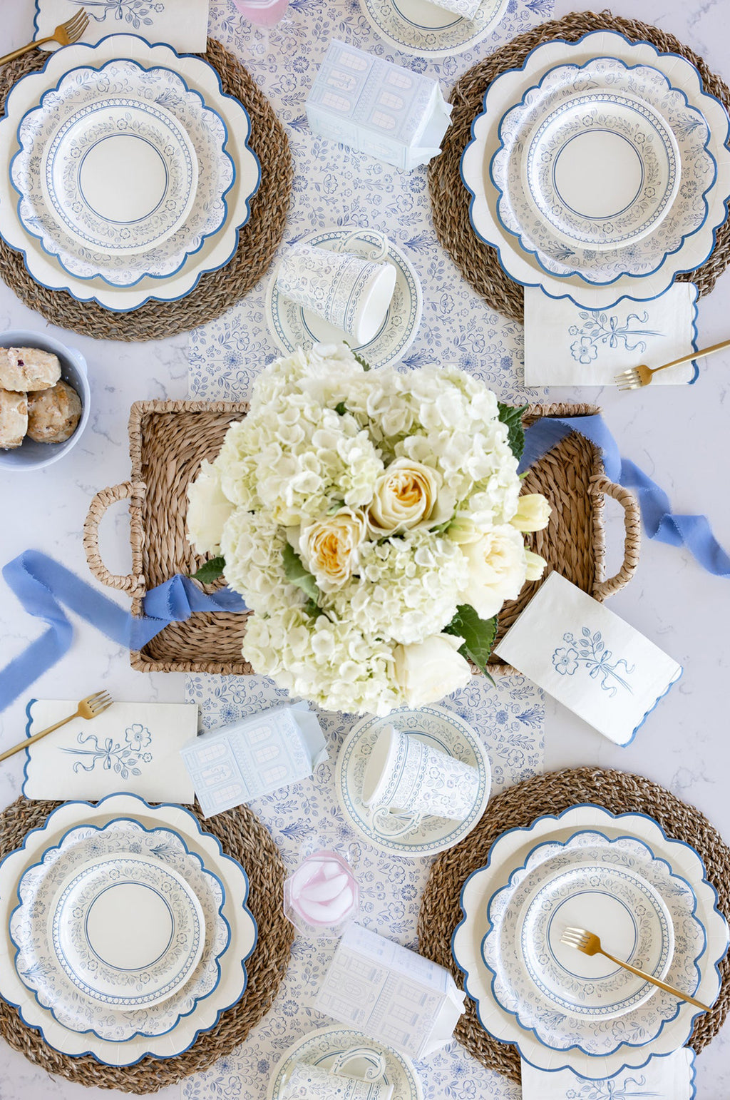 Pembroke Flower Paper Dinner Napkins