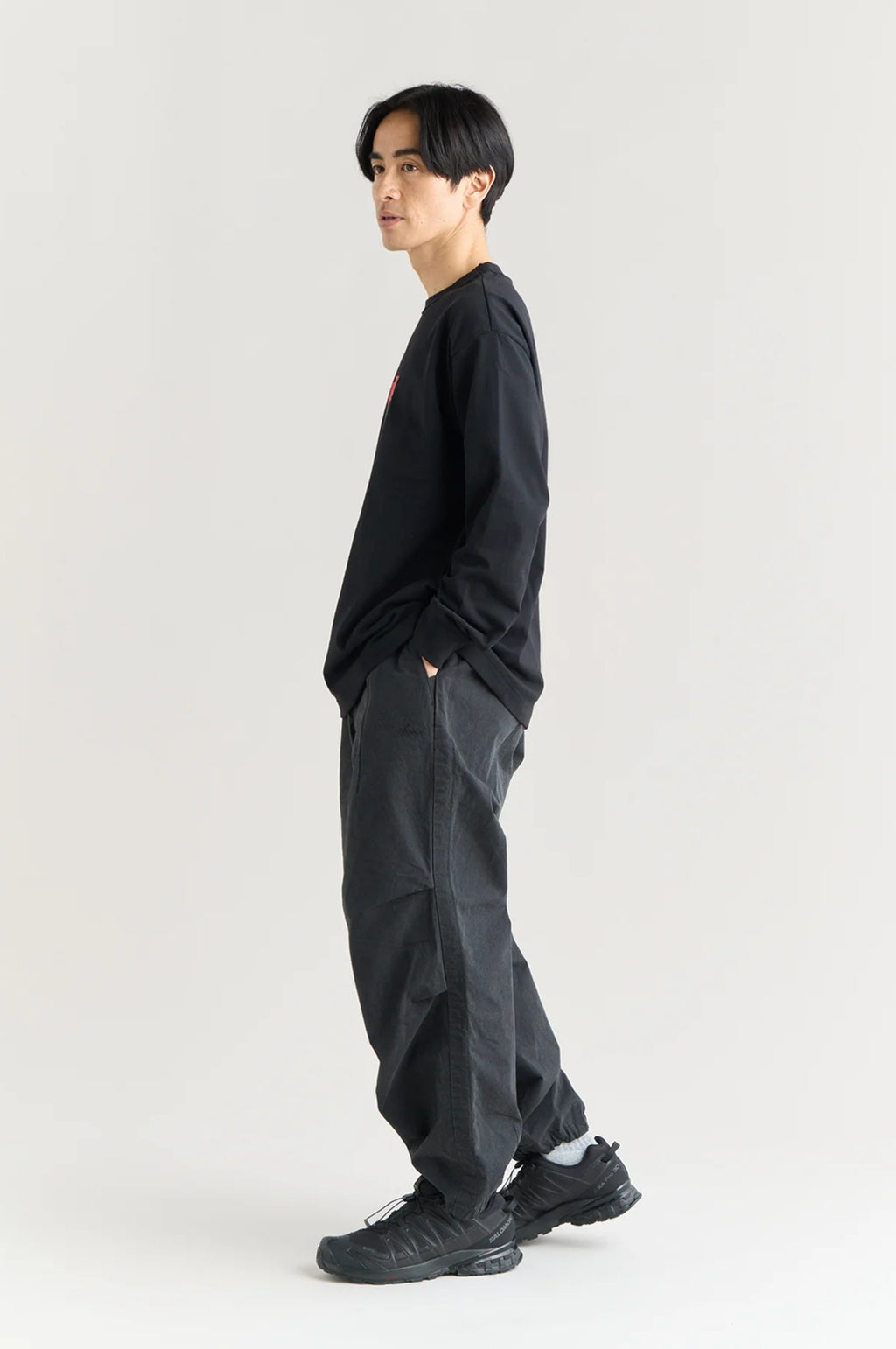 Box Logo L/S Tee Black