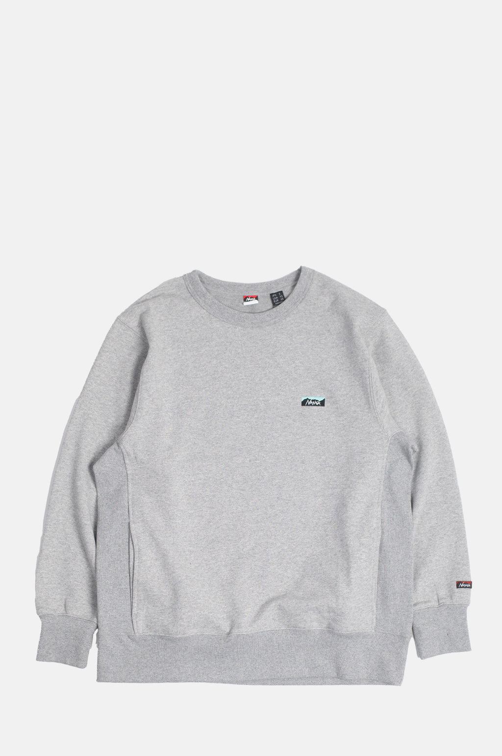 Nanga Mini Box Logo Embroidered Sweat L.Grey.