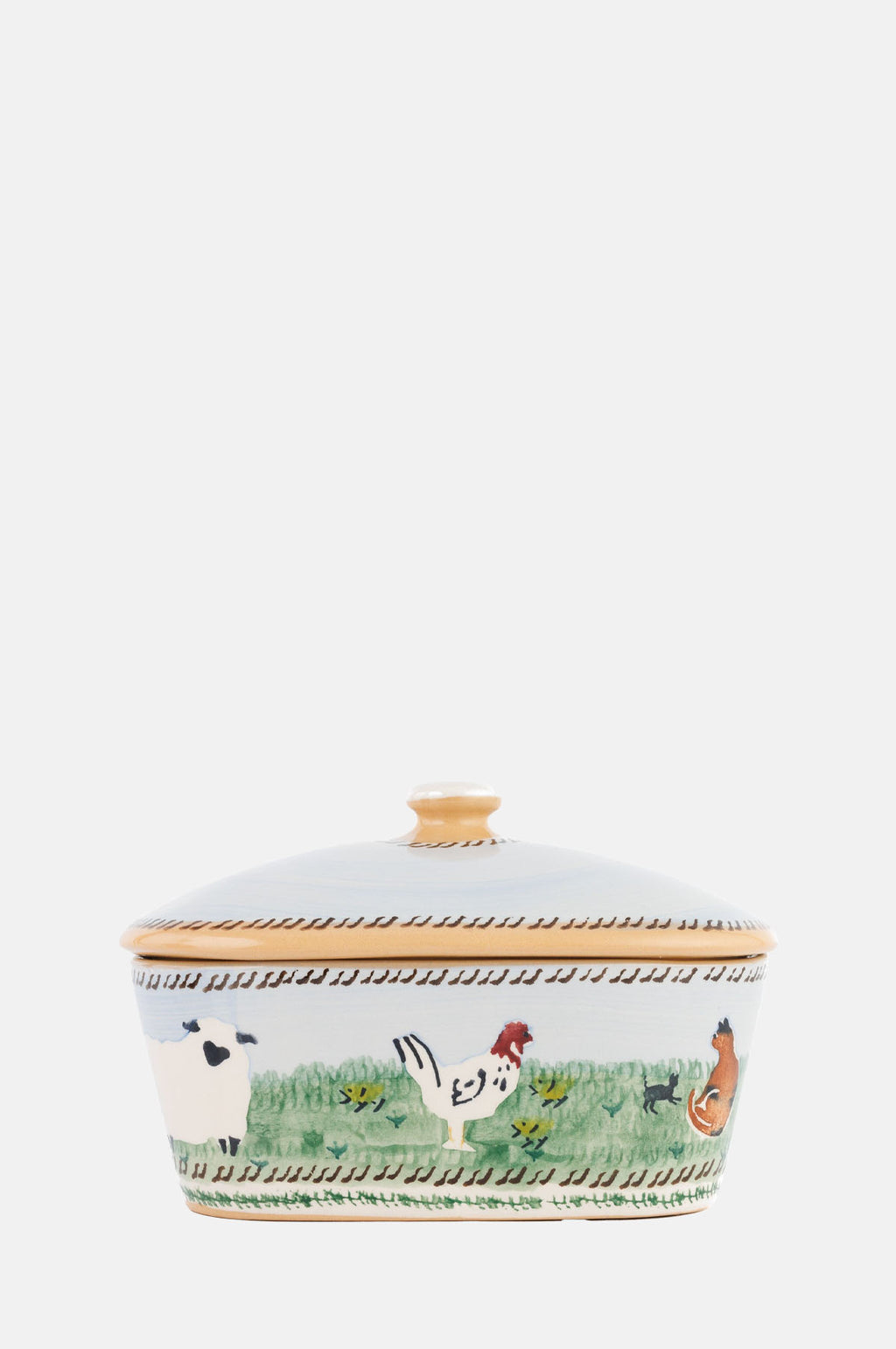Nicholas Mosse Landscape Covered Butter Dish.