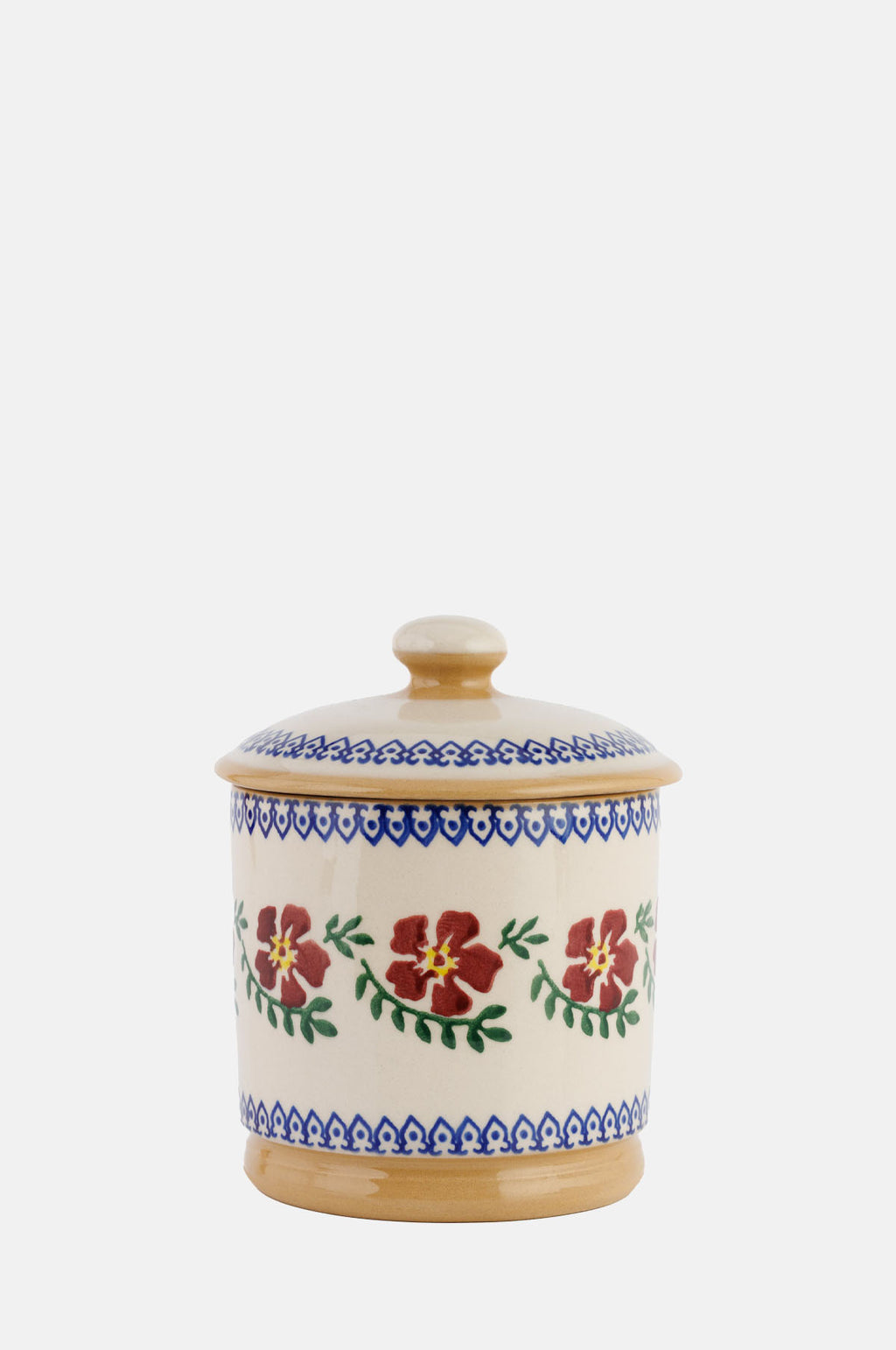 Nicholas Mosse Old Rose Lidded Sugar Bowl.
