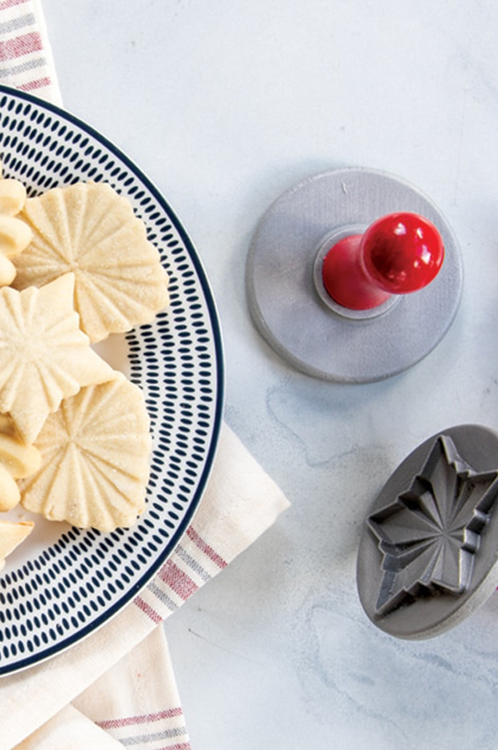 Pretty Pleated Cookie Stamps