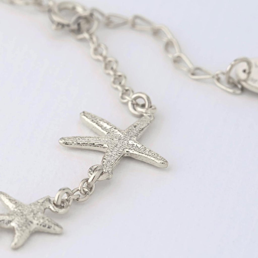 A.M. Starfish Constellation Bracelet Silver