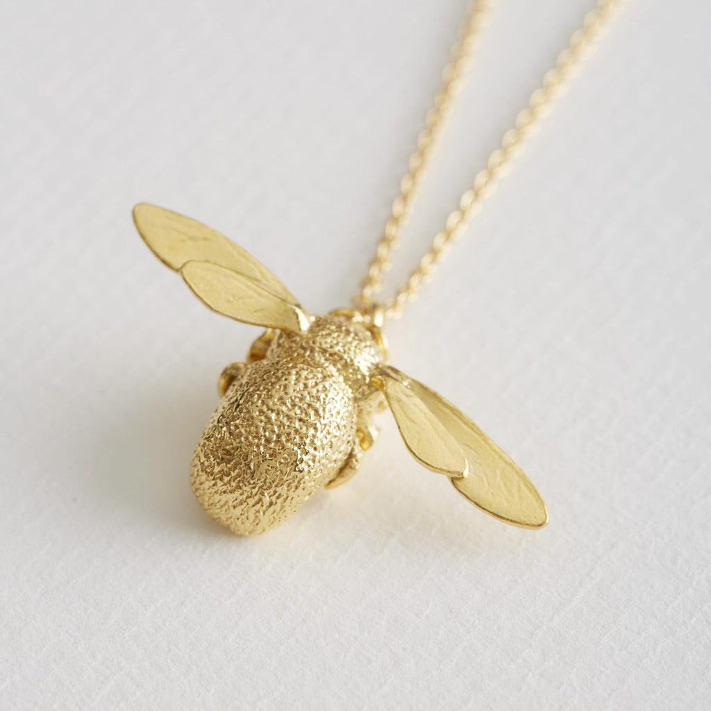 A.M. Bumblebee Necklace Gold
