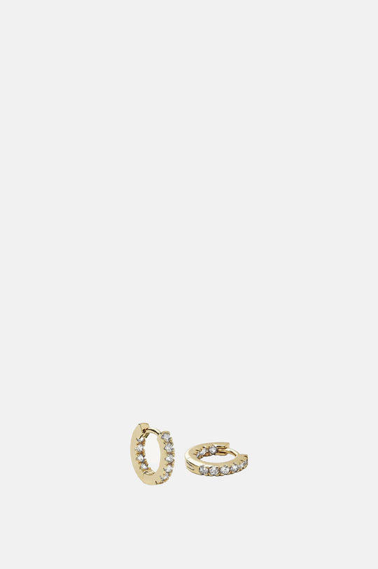 Petite Mina Gold Hoop Earrings