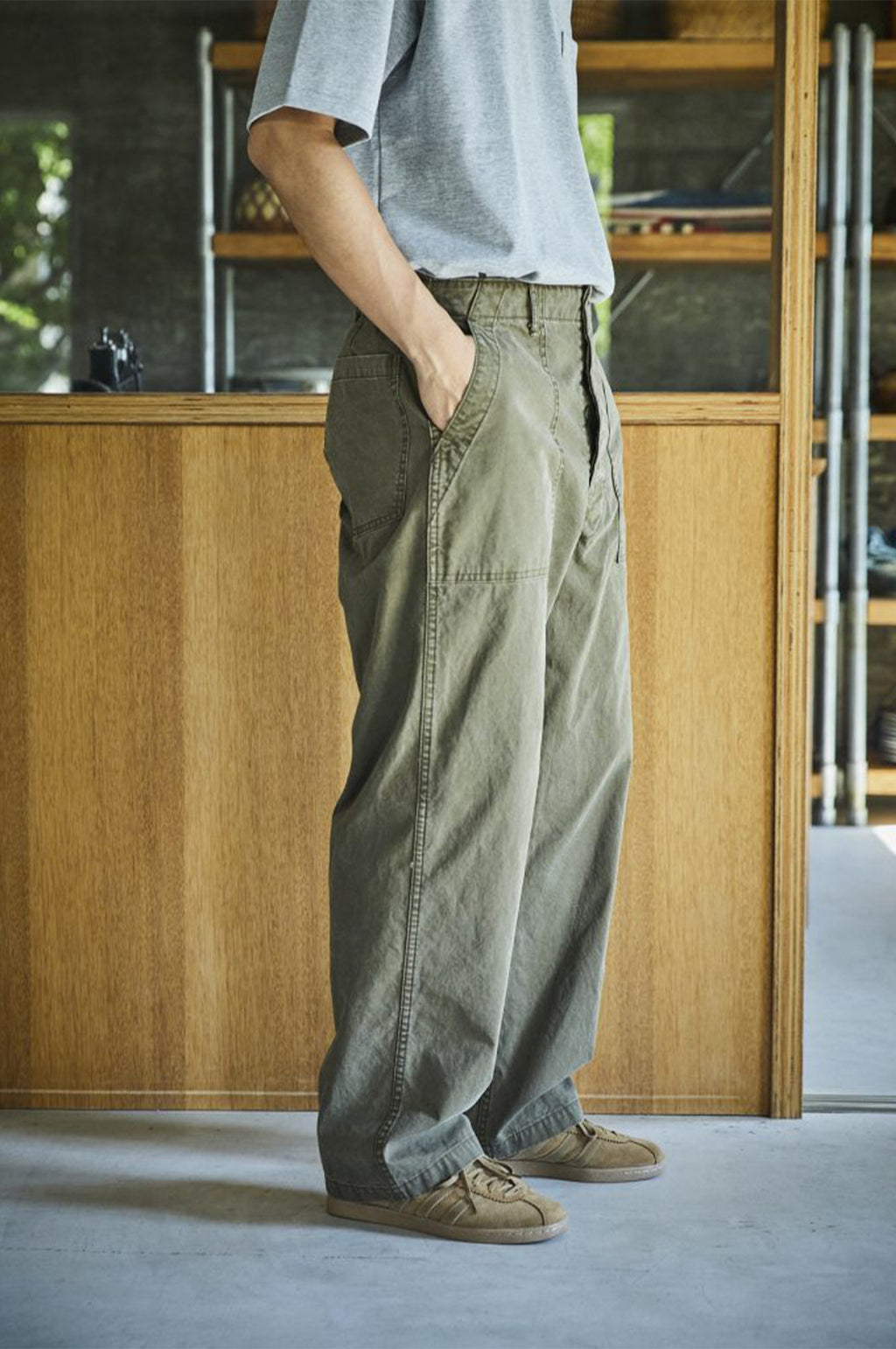 Summer Fatigue Pants Olive