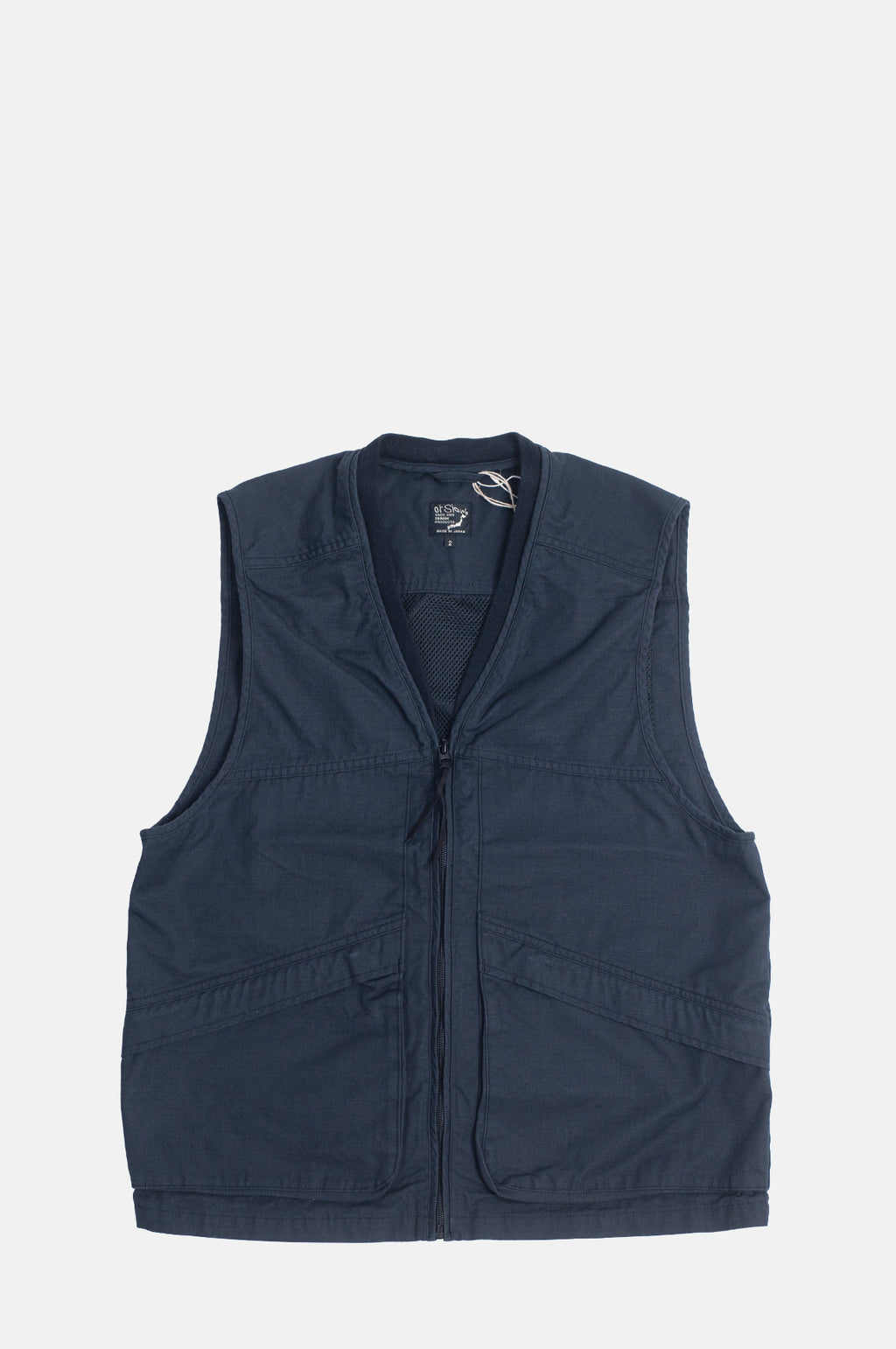 OrSlow Utility Vest Navy.