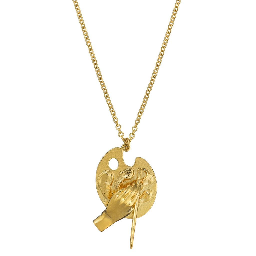A.M. Artist's Palette Necklace Gold