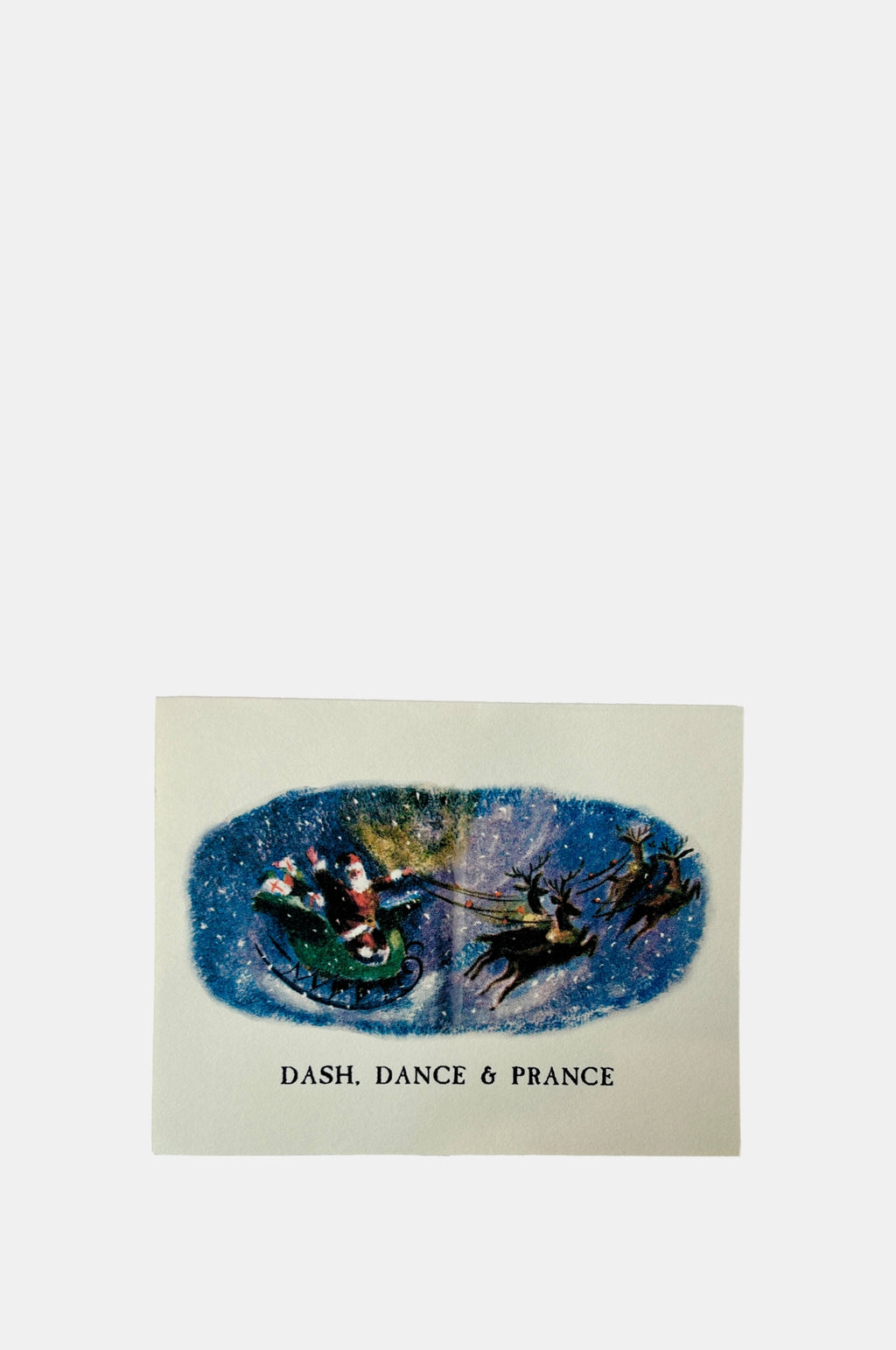 Parcel Dash, Dance and Prance Card.