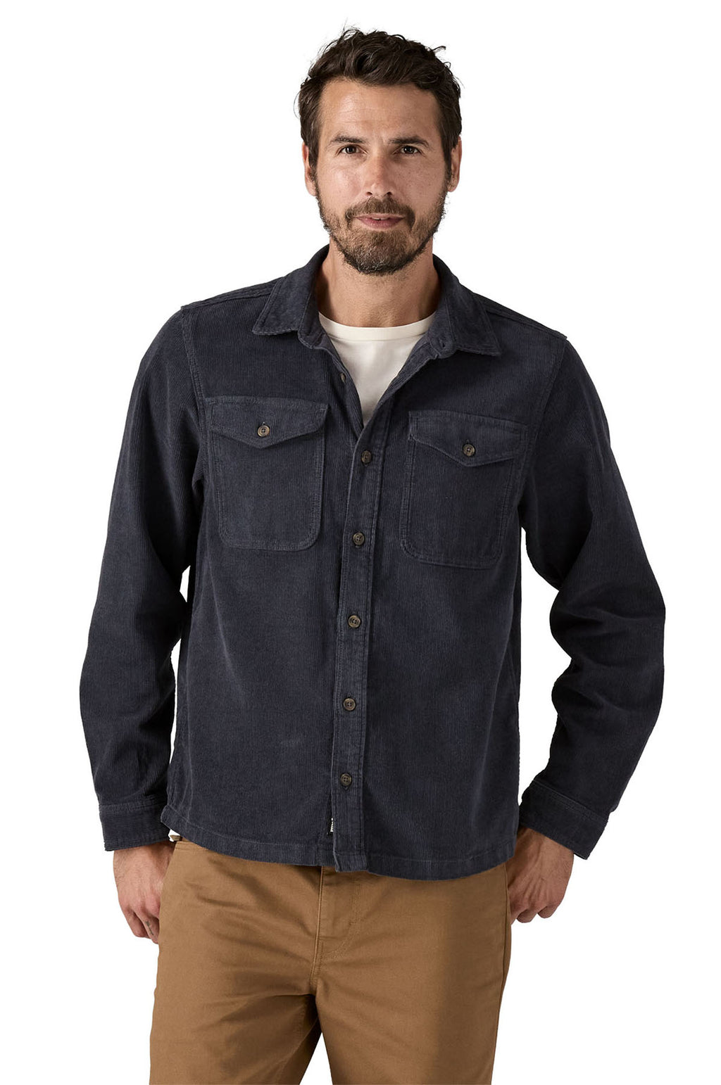 Corduroy Shirt Smolder Blue