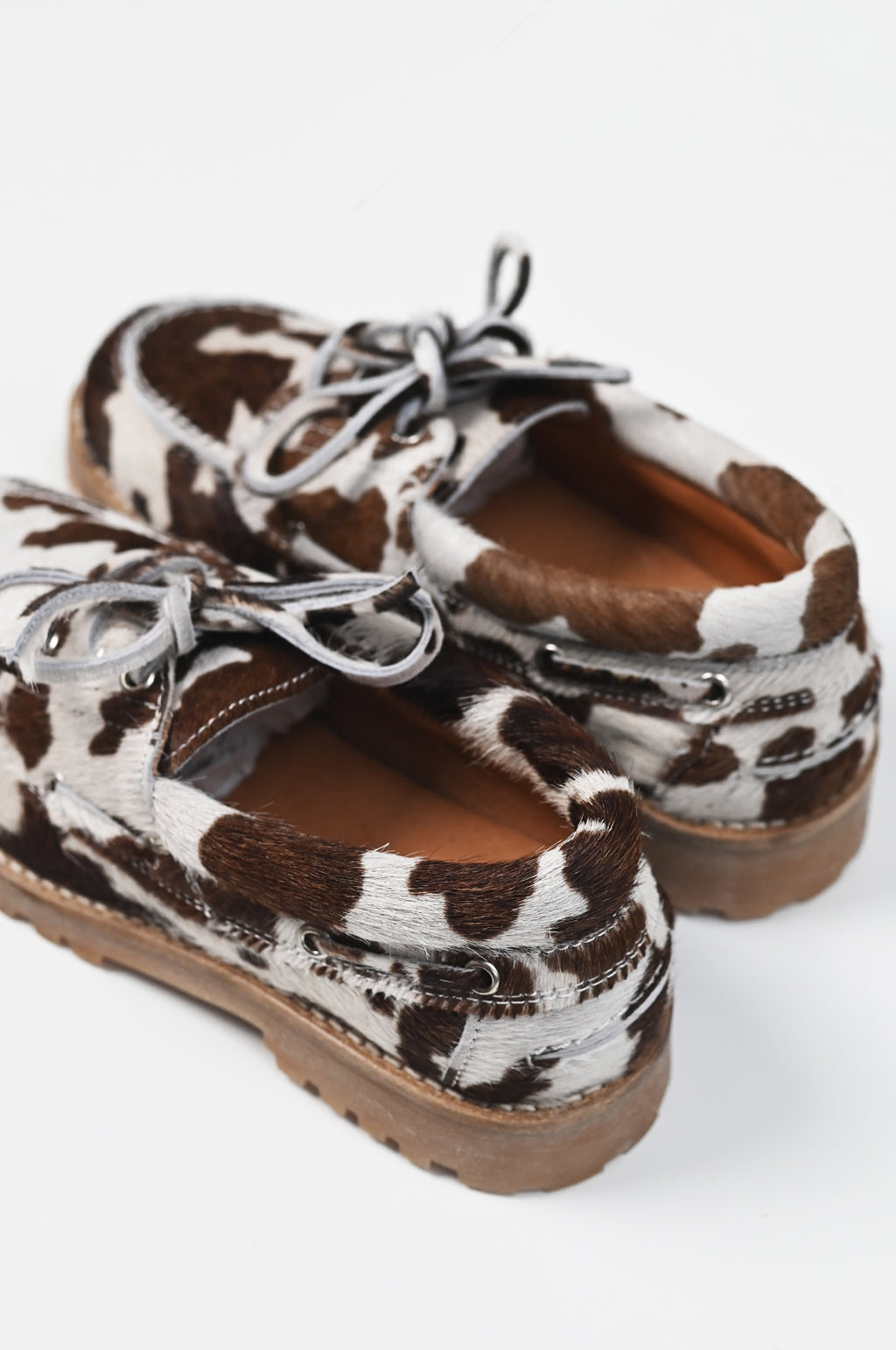 Alvina Pony Loafer Brown Combo