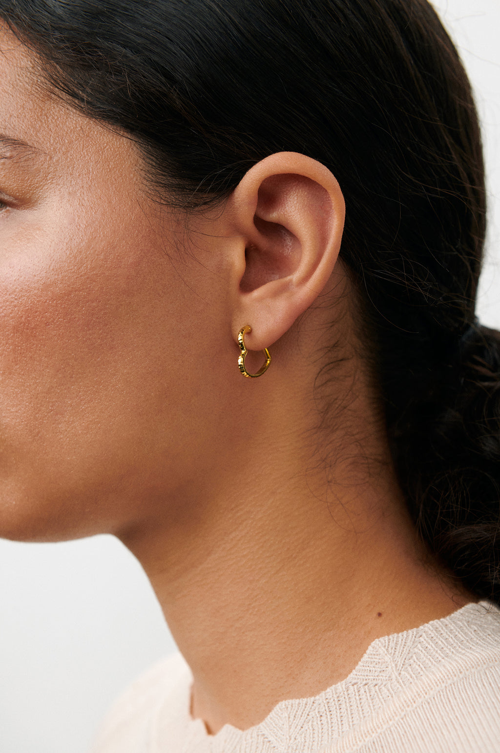 Affection Gold Hoop Earrings