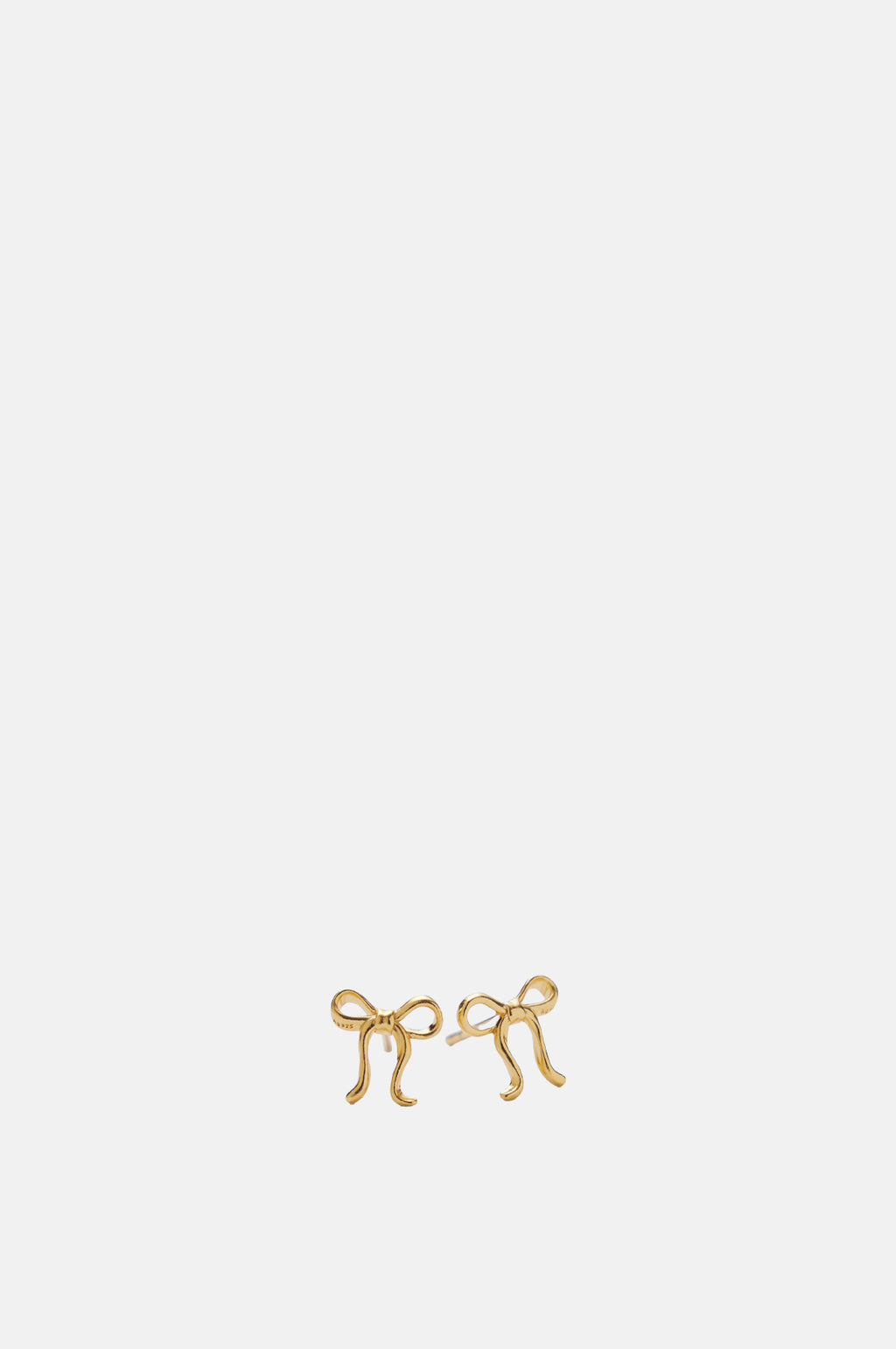 Pernille Corydon Bow Gold Earsticks.