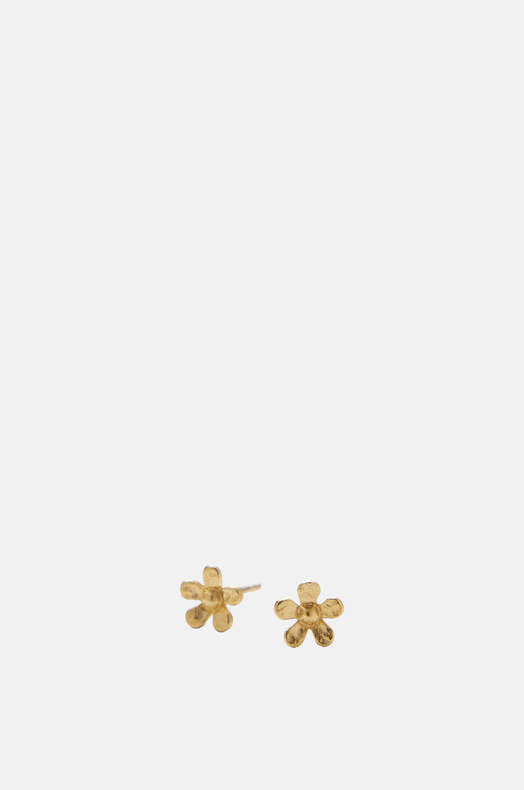 Pernille Corydon Mini Wild Poppy Gold Earsticks.