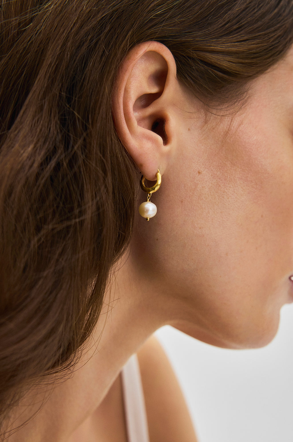 Pearl Blossom Gold Earrings