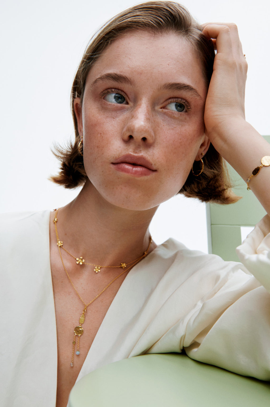 Poppy Gold Necklace