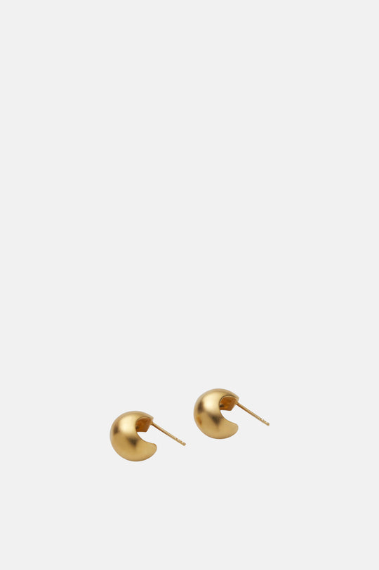 Small Echo Gold Hoop Earrings