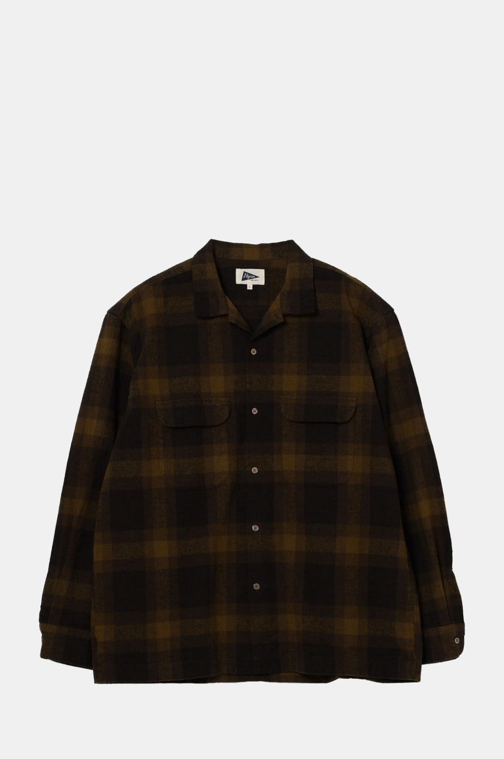 Pilgrim Surf Supply Vincent Longsleeve Shirt Mustard.