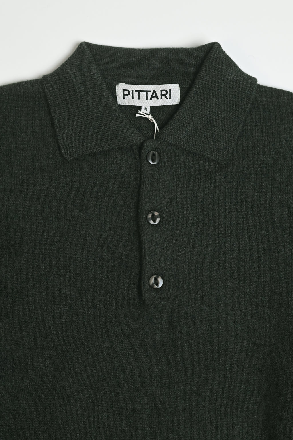 L/S Merino Polo Seaweed